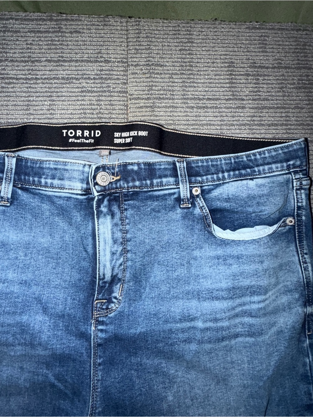 Torrid Light Blue Bootcut Jeans